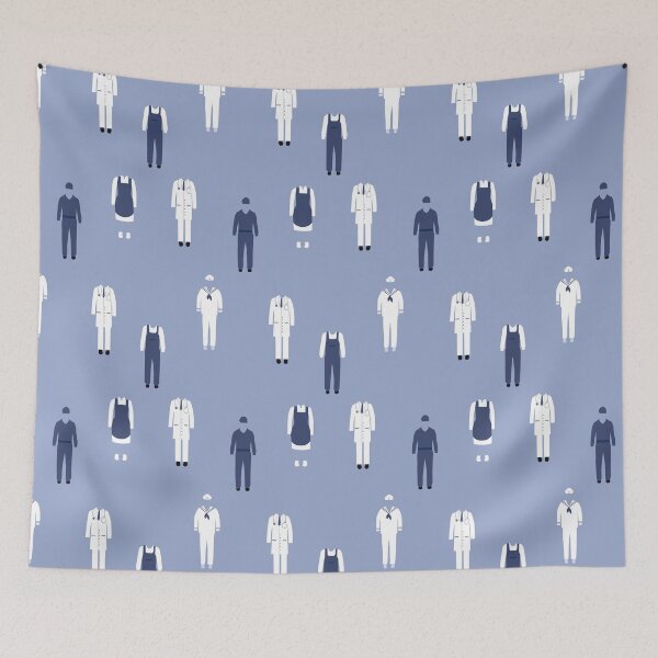 Item preview, Seamless different professions minimalistic illustration. designed and sold by Sammy-1998.