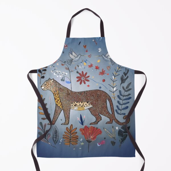 Item preview, Orange leopard with colorful flowers for children designed and sold by Design your dreams.