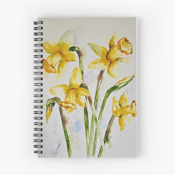 Item preview, Loose style watercolour floral painting of Daffodils b y Elle Smith Art designed and sold by Elle-Smith-Art.