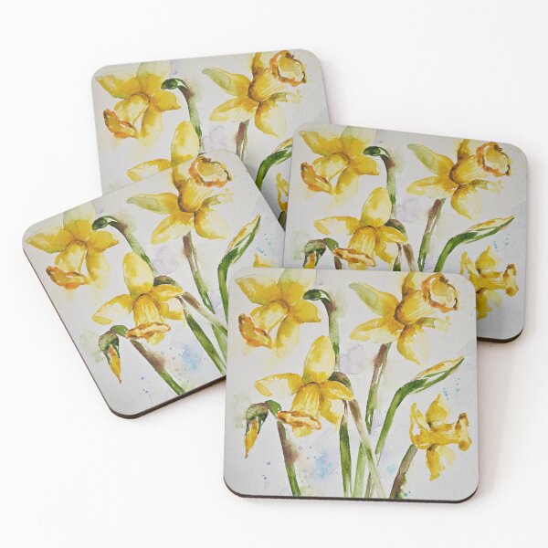 Item preview, Loose style watercolour floral painting of Daffodils b y Elle Smith Art designed and sold by Elle-Smith-Art.