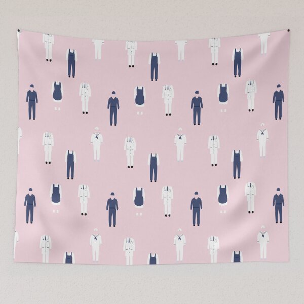 Item preview, Seamless different professions minimalistic illustration. designed and sold by Sammy-1998.