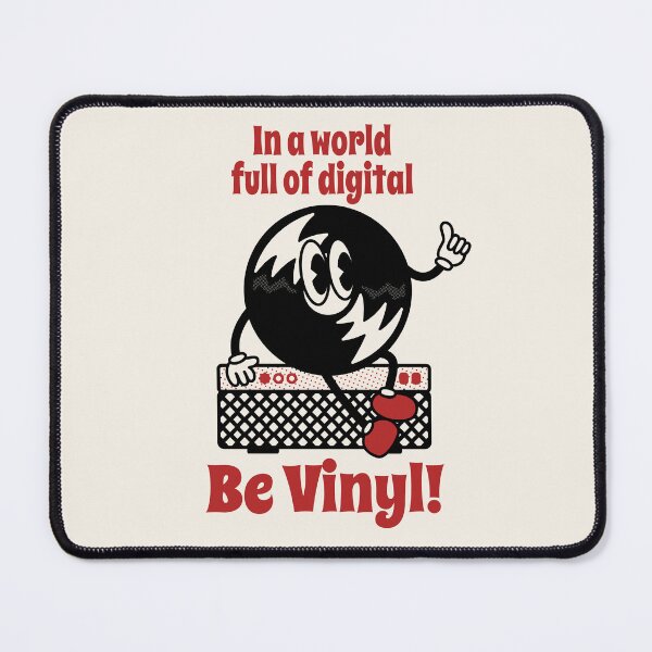 Item preview, In a world full of digital Be Vinyl! Retro record collectors designed and sold by emmjott.