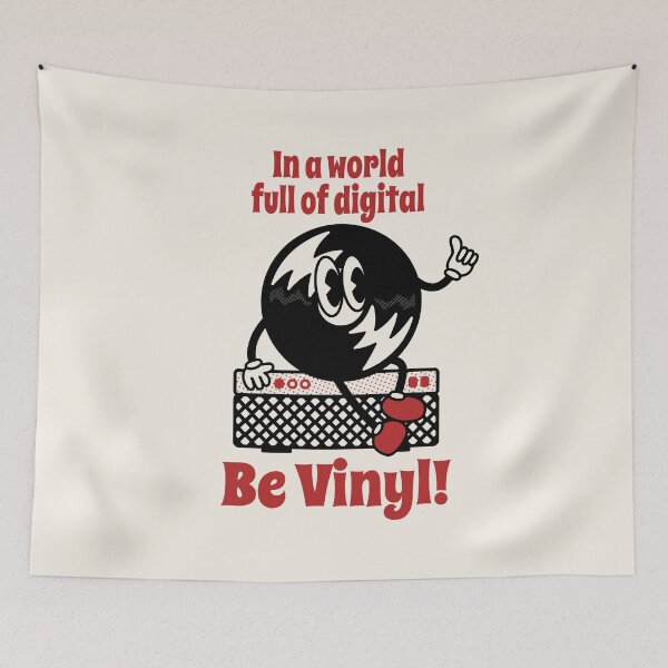 Item preview, In a world full of digital Be Vinyl! Retro record collectors designed and sold by emmjott.