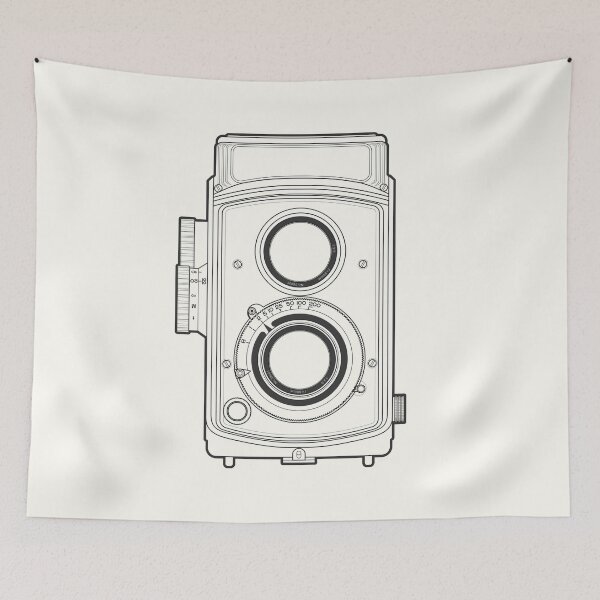 Item preview, Then: 1950s Twin-lens Reflex Camera - type iv designed and sold by anuaramir.