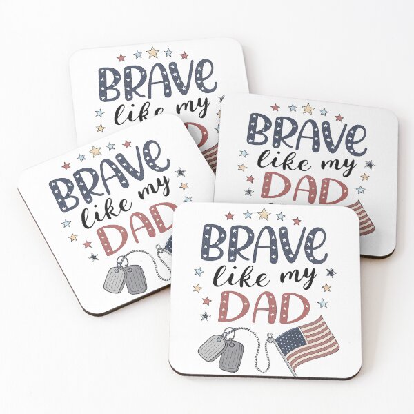 Item preview, brave like my dad, patriotic, father designed and sold by deniz kaya.