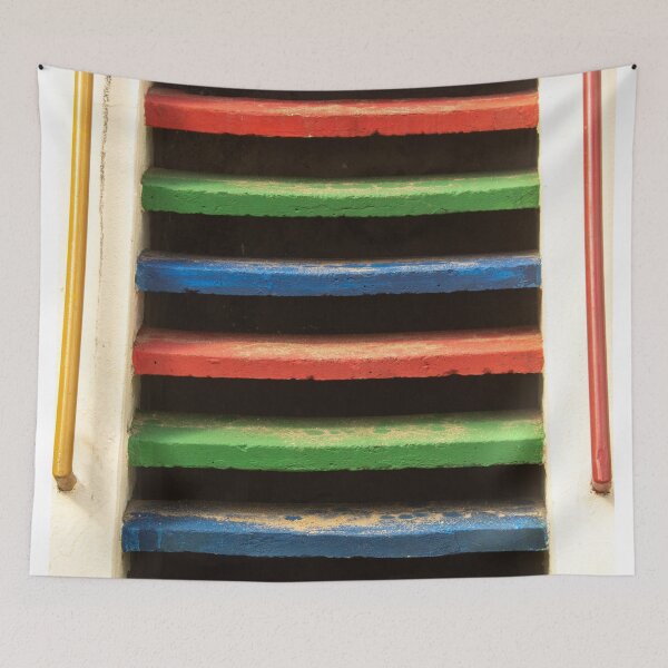Item preview, colorful staircase designed and sold by felipequeiroz.