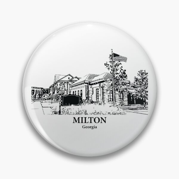 Item preview, Milton - Georgia designed and sold by Lakeric Cityscapes.