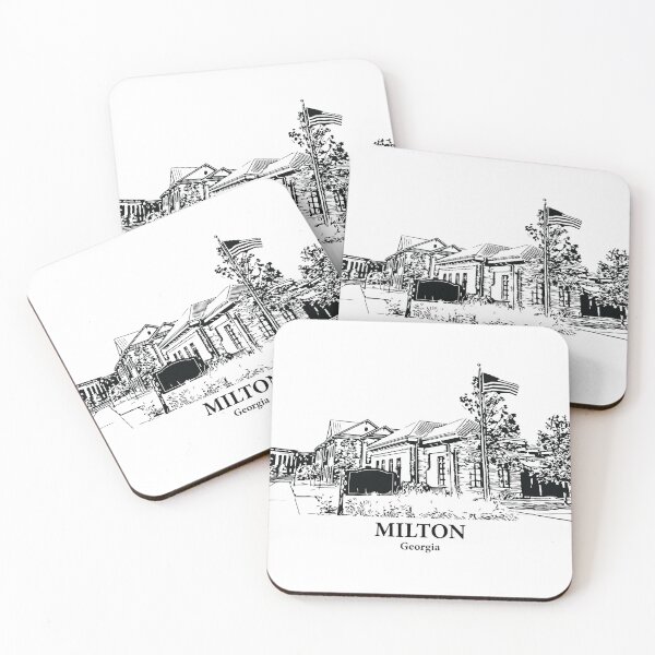 Item preview, Milton - Georgia designed and sold by Lakeric Cityscapes.