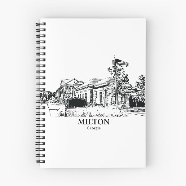 Item preview, Milton - Georgia designed and sold by Lakeric Cityscapes.