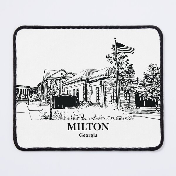 Item preview, Milton - Georgia designed and sold by Lakeric Cityscapes.