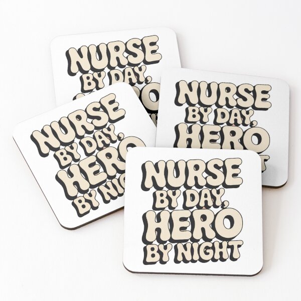 Item preview, Nurse by Day Hero by Night Pastel Retro designed and sold by Giuggimade.