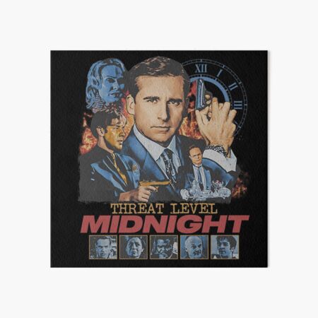 Artikel-Vorschau von The Office Bedrohungsstufe Mitternacht Retro Vintage Unisex Classic T-Shirt, designt und verkauft von UloMiridane.