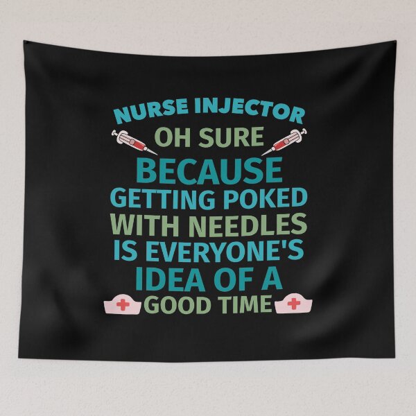 Item preview, Nurse Injector Oh Sure Because Getting Poked with Needles designed and sold by Guess4best.