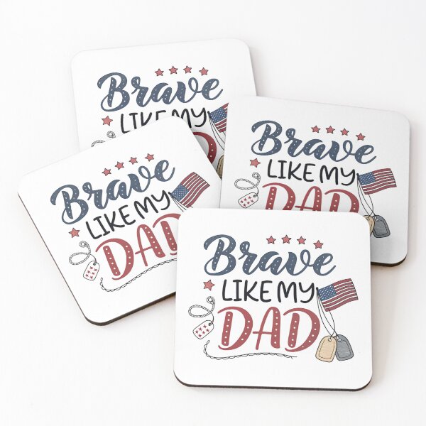 Item preview, brave like my dad, patriotic, father designed and sold by deniz kaya.