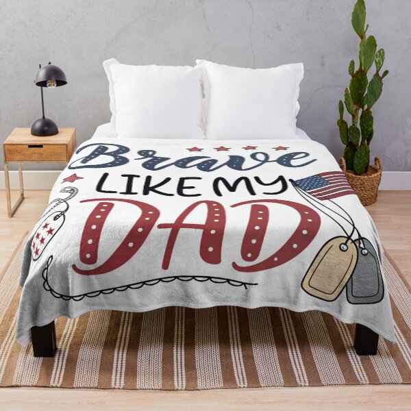Item preview, brave like my dad, patriotic, father designed and sold by deniz kaya.