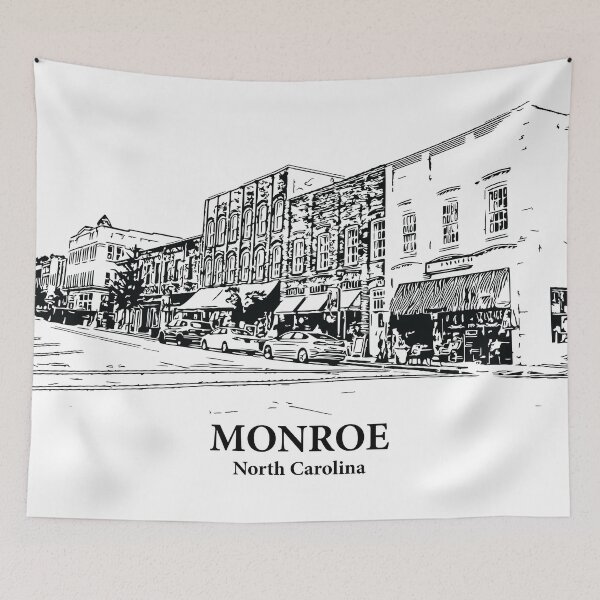Item preview, Monroe - North Carolina designed and sold by Lakeric Cityscapes.
