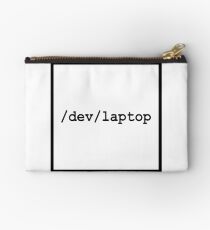 Linux nerd /dev/ items Studio Pouch