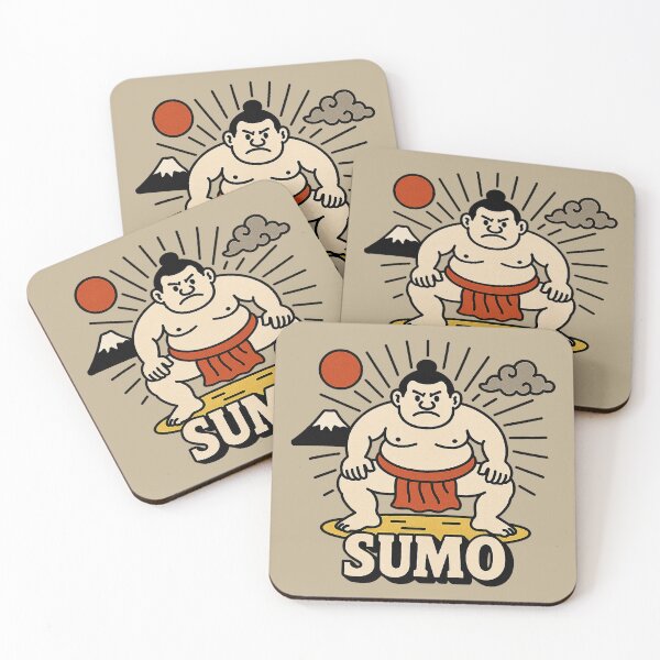 Item preview, Iconic Japanese Sumo with Mount Fuji designed and sold by zzz888.