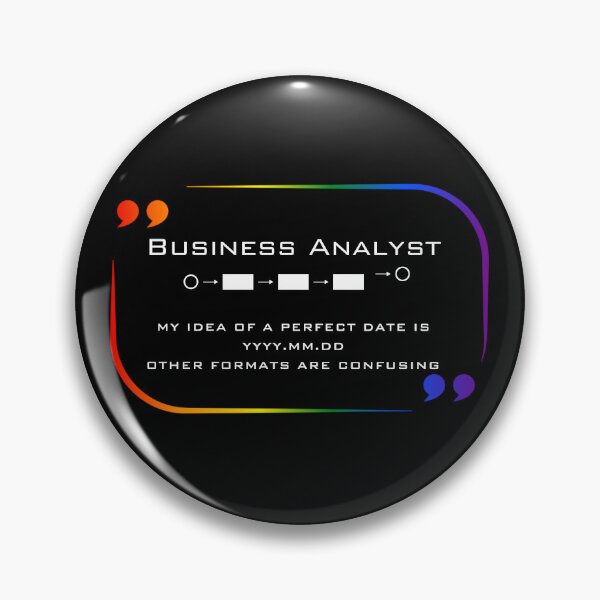 Item preview, Business Analyst, LGBTQ Classic Pride Flag graphic, Analyst, nerdy, cool, college, school, format, LGBTQ Speech Bubble designed and sold by PrideBeProud.