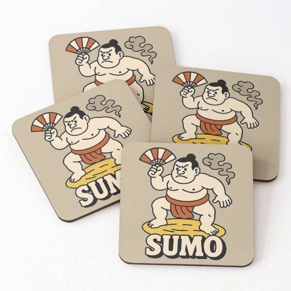 Item preview, Powerful Sumo Wrestler with Sensu Fan designed and sold by zzz888.