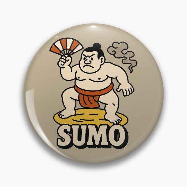Item preview, Powerful Sumo Wrestler with Sensu Fan designed and sold by zzz888.