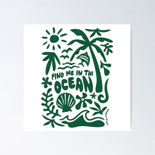 Aperçu de l'œuvre find me in the ocean créée et vendue par OceanStudio224.
