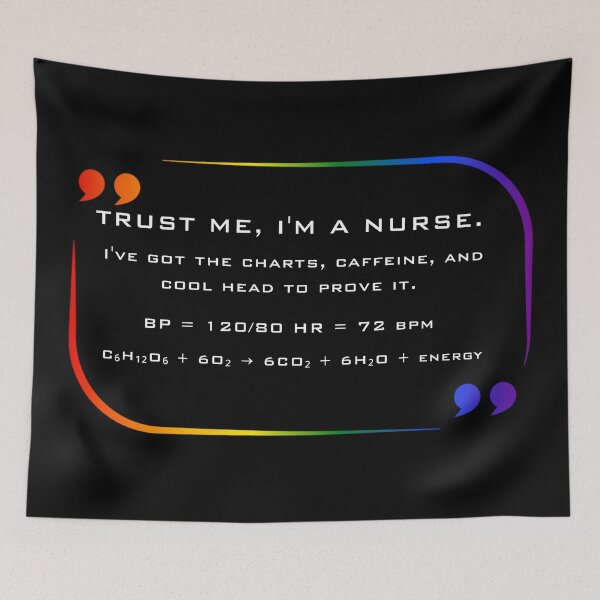 Item preview, Nurse, LGBTQ Classic Pride Flag graphic, college, Dental Nurse, Cardiac Nurse, Registered Nurse, Oncology Nurse, Home Help Nurse designed and sold by PrideBeProud.