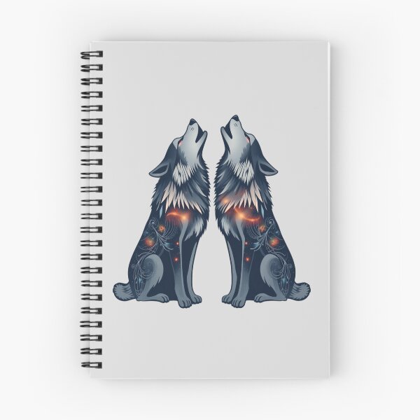 Item preview, Twin Wolves of the Cosmos designed and sold by StellarSnap.