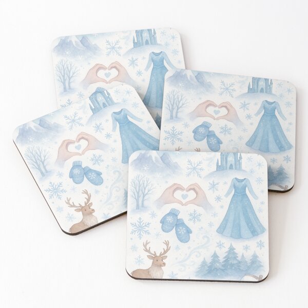 Item preview, Frozen-Inspired Winter Magic – Watercolour Storybook Scene designed and sold by IODesigns.