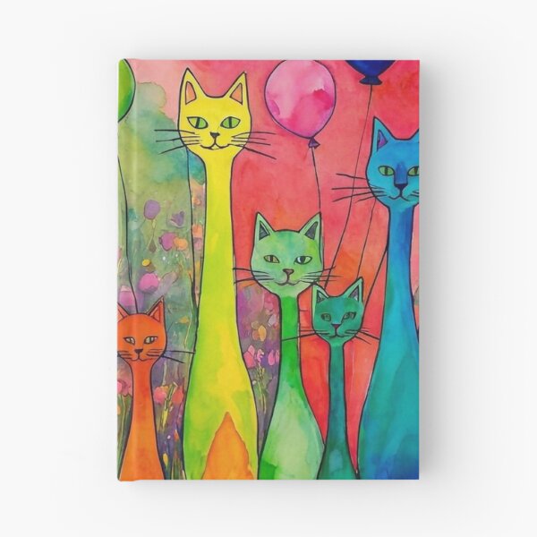 Item preview, Cats at a Party designed and sold by m-y-A-I-A-R-T-.