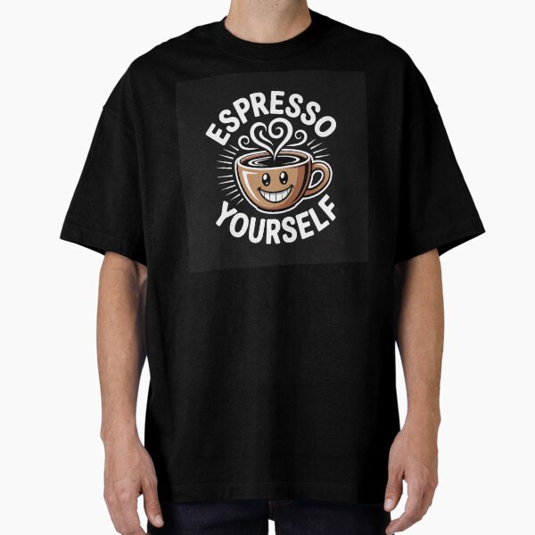 Item preview, Espresso Yourself – Funny Coffee Cartoon Design designed and sold by Mythoros.