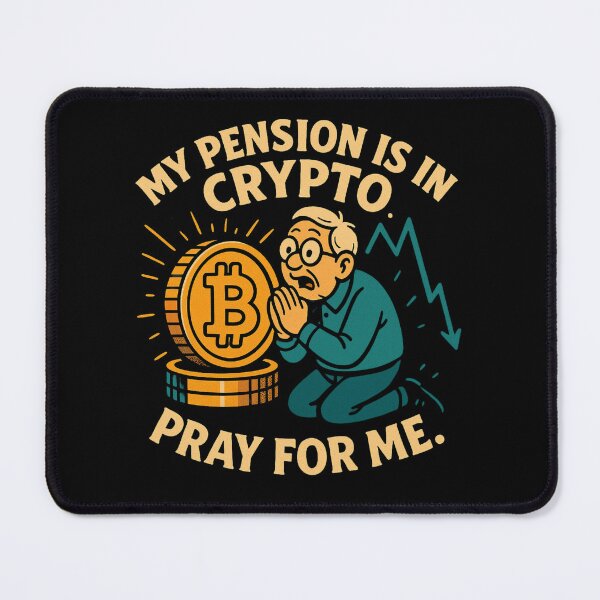Item preview, Funny Crypto Pension Quote – My Pension Is in Crypto – Bitcoin Retirement Gift designed and sold by nbg2012.