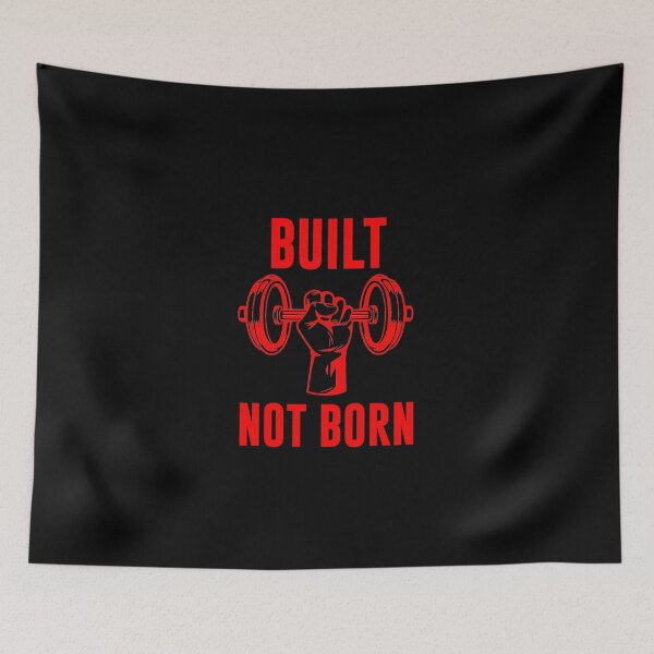 Item preview, Motivational Fitness Built Not Born designed and sold by UnshieldArt.