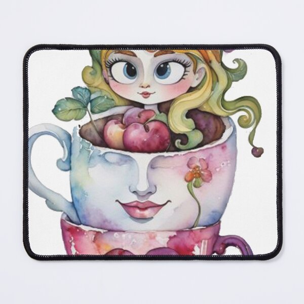 Item preview, Dream garden in a cup of love. designed and sold by soryilustracion.