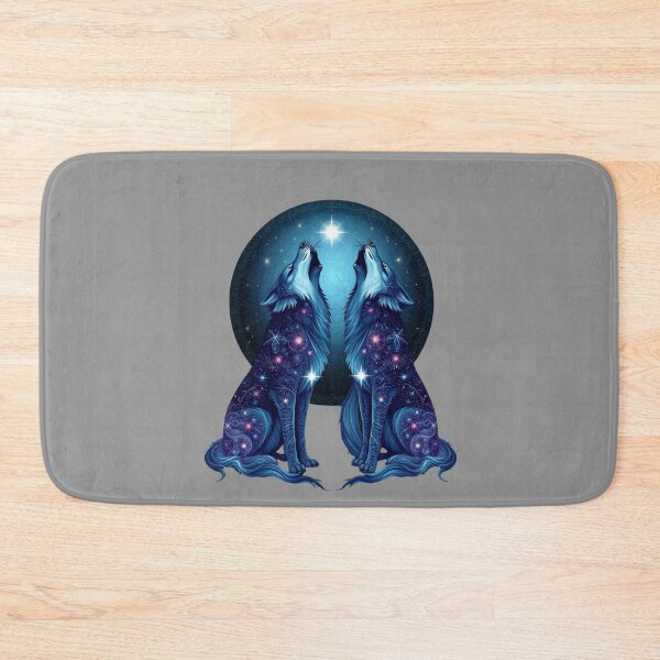Item preview, Galaxy Wolves Twin designed and sold by StellarSnap.