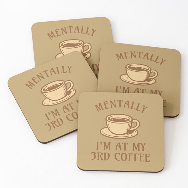 Item preview, Mentally at My 3rd Coffee - Relatable Caffeine Lover Design designed and sold by OnPointOutfits.