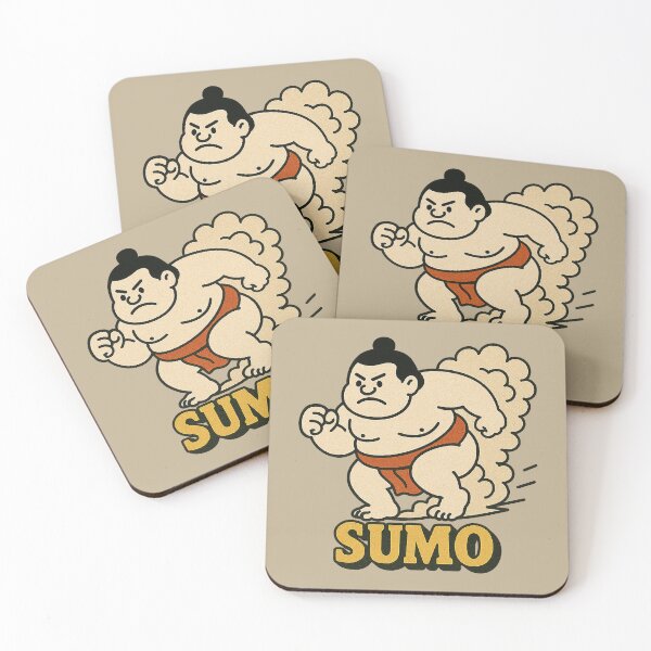 Item preview, Dynamic Cartoon Sumo Charge Illustration designed and sold by zzz888.