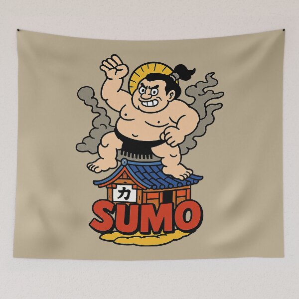 Item preview, Mighty Sumo Wrestler with 力 Kanji Power designed and sold by zzz888.