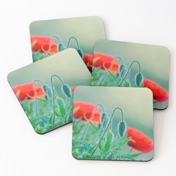 Item preview, Red Poppies - Papaver-rhoeas designed and sold by Dorset Girl.
