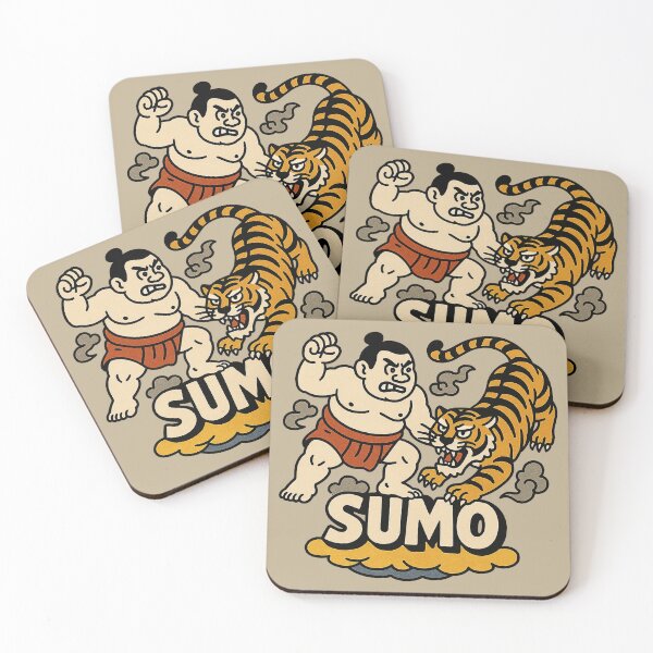 Item preview, Epic Sumo Wrestler vs Fierce Tiger designed and sold by zzz888.