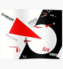 constructivism by el lissitzky Poster