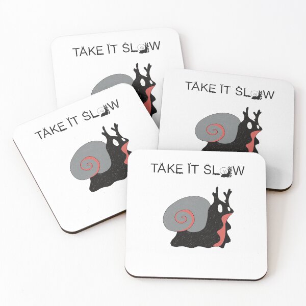 Item preview, Take it Slow - Grey Snail designed and sold by Chiarad0.