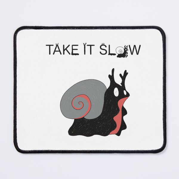 Item preview, Take it Slow - Grey Snail designed and sold by Chiarad0.