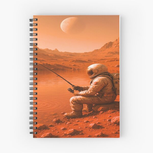 Item preview, Fishing in the Mars designed and sold by quantum X.