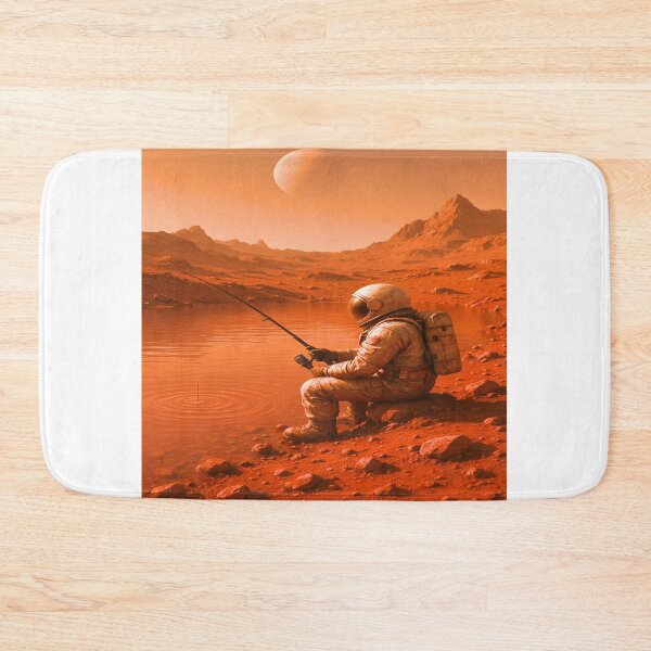 Item preview, Fishing in the Mars designed and sold by quantum X.