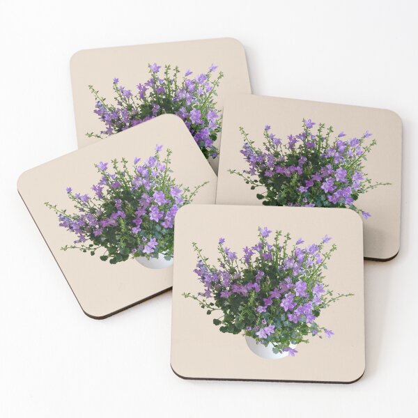 Item preview, Purple bellflowers in the vase original artwork designed and sold by paragonDesign28.