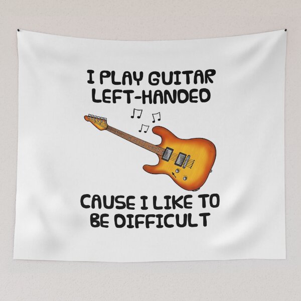 Item preview, Left Handed Guitar, Electric Guitarist Funny designed and sold by doodlerob.