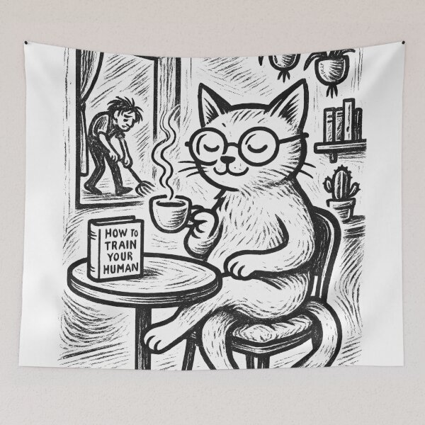 Item preview, How to Train Your Human – Cat's Guide to Total Domination designed and sold by soycig.