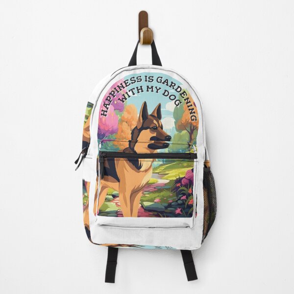 Item preview, German Shepherd in Garden designed and sold by TurtleDojo.