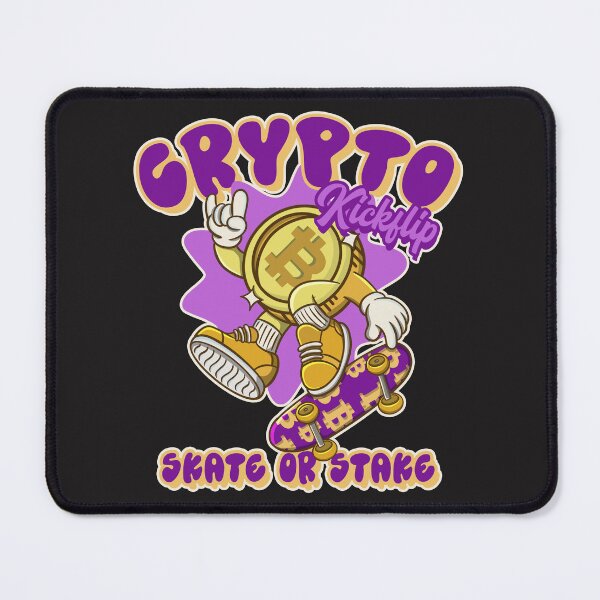 Item preview, Crypto Skateboarder - Funny BTC Design designed and sold by ImaginarStore.
